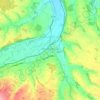 Rohr im Kremstal topographic map, elevation, terrain
