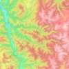 Чемальское сельское поселение topographic map, elevation, terrain