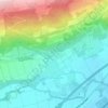 Champagne topographic map, elevation, terrain