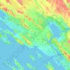 Grad Vodice topographic map, elevation, terrain
