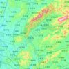 浏阳市 topographic map, elevation, terrain