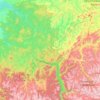 Турочакский район topographic map, elevation, terrain