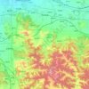 官庄街道 topographic map, elevation, terrain