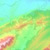 Chélia topographic map, elevation, terrain