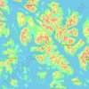 Isla Clarence topographic map, elevation, terrain