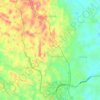Karangwuni topographic map, elevation, terrain