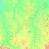 Buritis topographic map, elevation, terrain