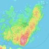 Shuyak Island topographic map, elevation, terrain