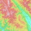Darul Hasanah topographic map, elevation, terrain