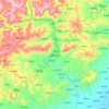 狮豹头乡 topographic map, elevation, terrain
