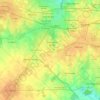 Partido de Merlo topographic map, elevation, terrain