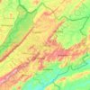 Cankuzo topographic map, elevation, terrain