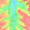 Foucarmont topographic map, elevation, terrain