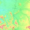 Pitrufquén topographic map, elevation, terrain