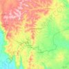 Rainha Isabel topographic map, elevation, terrain