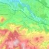 Flawil topographic map, elevation, terrain