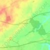 Longnewton topographic map, elevation, terrain