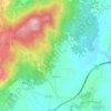 Bustelo topographic map, elevation, terrain