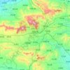 登封市 topographic map, elevation, terrain