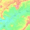 Carnaíba topographic map, elevation, terrain