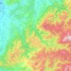 Orăștioara de Sus topographic map, elevation, terrain