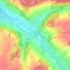 Bettendorf topographic map, elevation, terrain