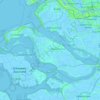 Goeree-Overflakkee topographic map, elevation, terrain