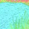 Sylhet Division topographic map, elevation, terrain