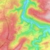 Lorcé topographic map, elevation, terrain