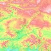 Bingöl topographic map, elevation, terrain