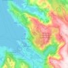 Bergenhus topographic map, elevation, terrain