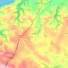 Jacobstow topographic map, elevation, terrain