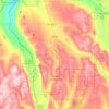 Town of Danby topographic map, elevation, terrain