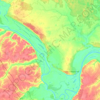 Панинское сельское поселение topographic map, elevation, terrain