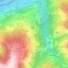Vex topographic map, elevation, terrain