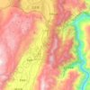 Lijiang City topographic map, elevation, terrain