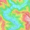 Les Angles-sur-Corrèze topographic map, elevation, terrain