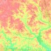 Brooks County topographic map, elevation, terrain