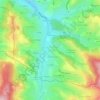 Germolles-sur-Grosne topographic map, elevation, terrain