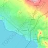 Goma topographic map, elevation, terrain