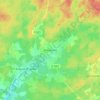 Ingrannes topographic map, elevation, terrain