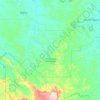 Campo Novo de Rondônia topographic map, elevation, terrain