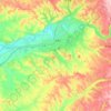 Albigeois topographic map, elevation, terrain