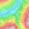 Landry topographic map, elevation, terrain