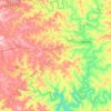 Brunópolis topographic map, elevation, terrain