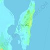 Pulau Sebuku topographic map, elevation, terrain