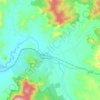 Elmhurst topographic map, elevation, terrain