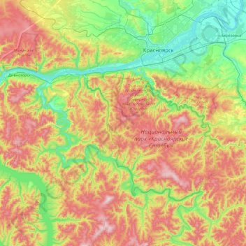 Зыковский сельсовет topographic map, elevation, terrain