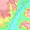 Dueñas topographic map, elevation, terrain