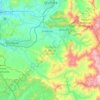Provincia de Marga Marga topographic map, elevation, terrain